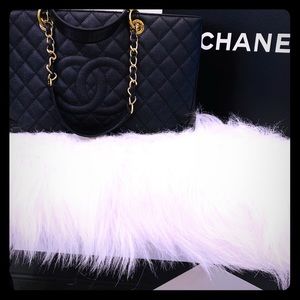 CHANEL Grand Shopping GST Black Caviar, Gold 2012
